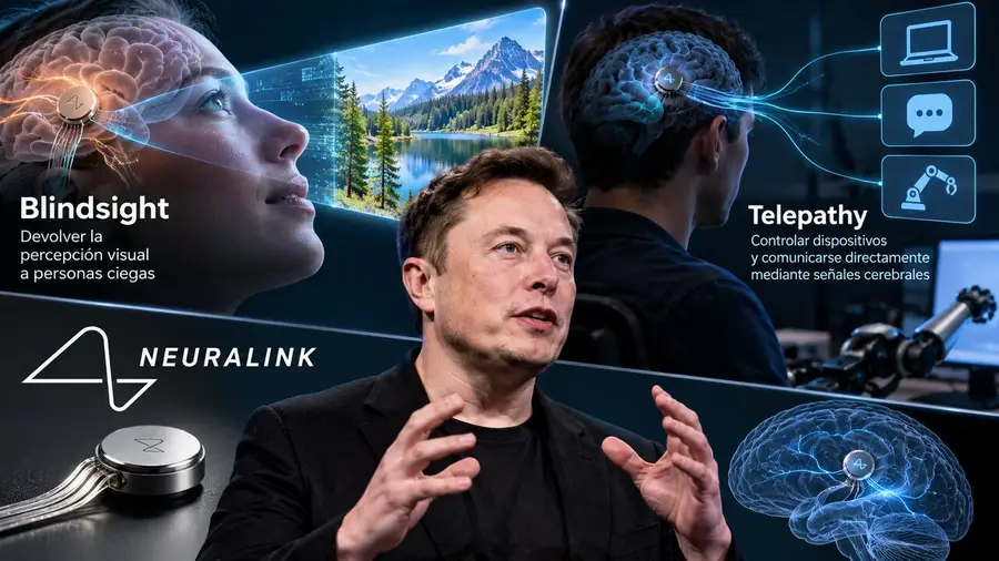 Elon Musk asegura que Neuralink ya tiene listo su chip para devolver la vista a personas ciegas