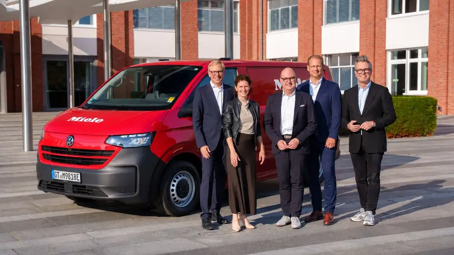 Miele compra 840 furgonetas eléctricas Volkswagen para revolucionar su flota europea