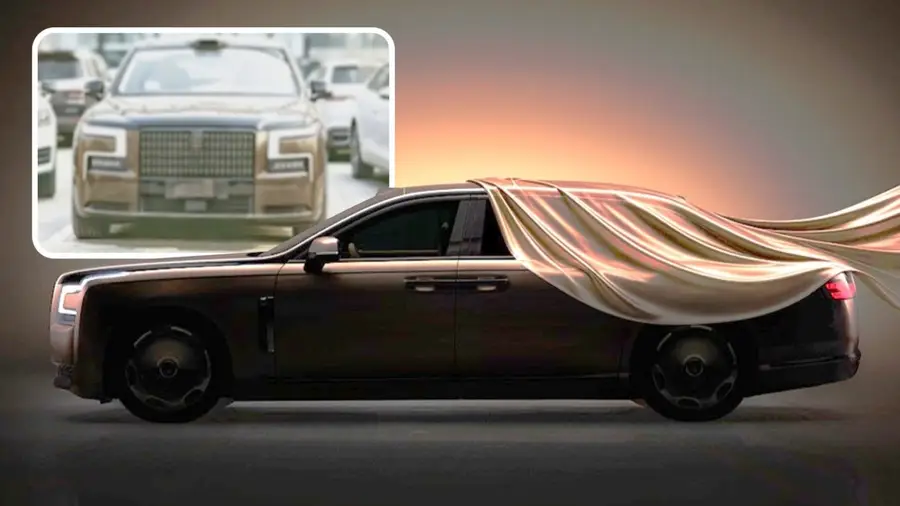 Al descubierto el frontal de la berlina de lujo Yangwang Altior de BYD antes de su lanzamiento en los EAU