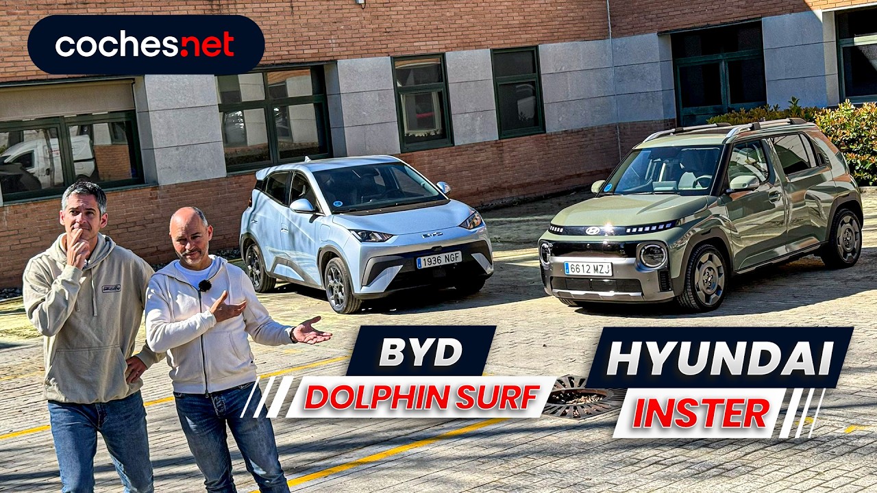 BYD Dolphin Surf vs Hyundai Inster | Prueba / Test / Review en español | coches.net